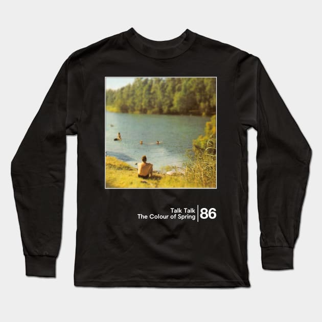 Talk Talk - The Colour of Spring / Minimal Style Graphic Artwork Design Long Sleeve T-Shirt by saudade